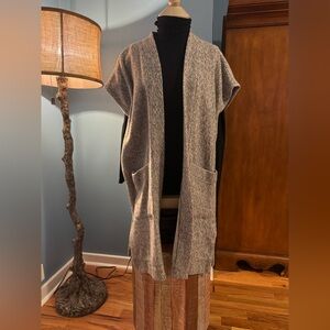 GAP Grey & White Sweater Coat